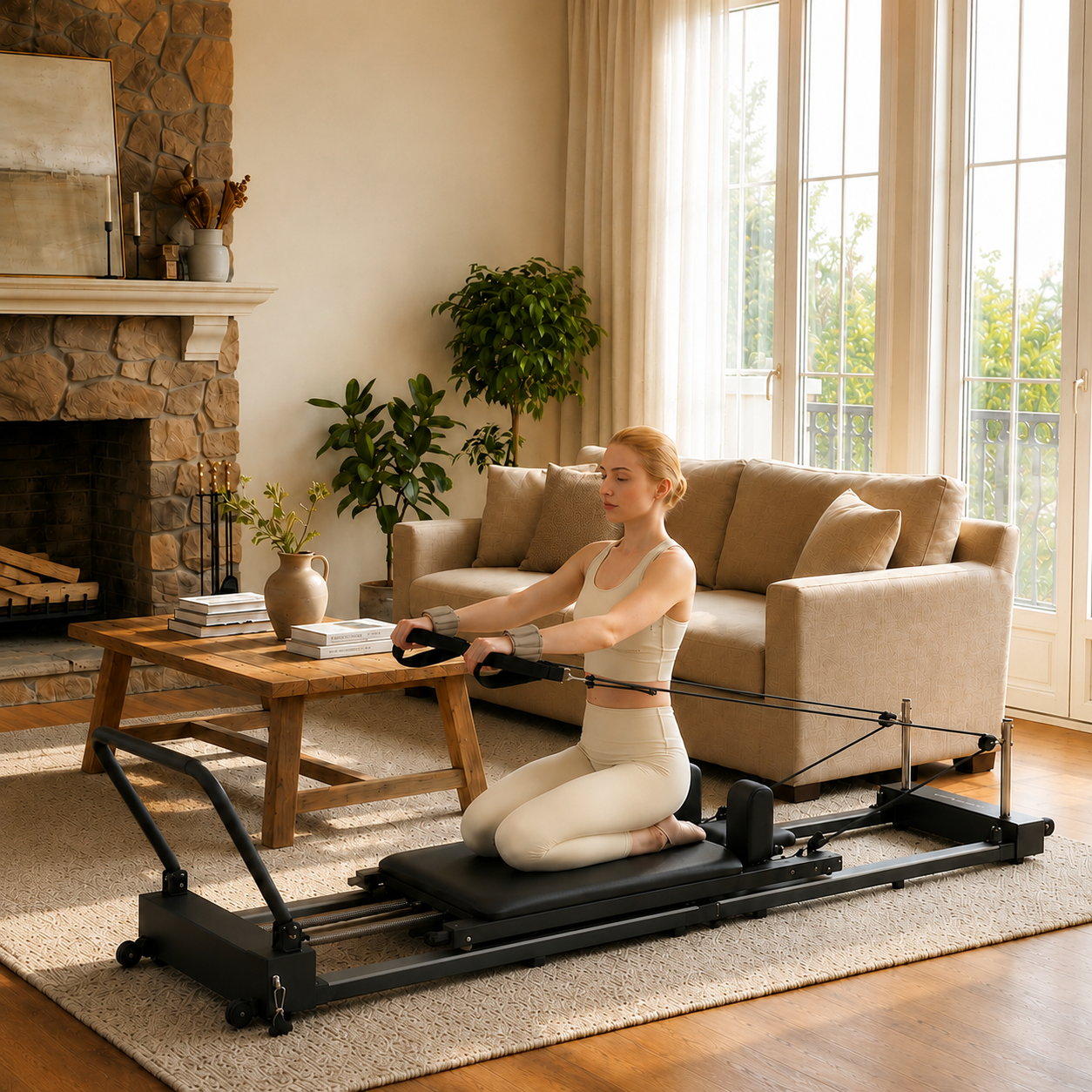 Core Steel Foladble Pilates Reformer
